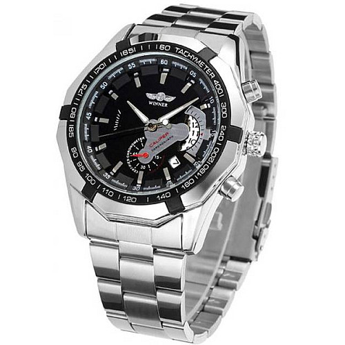 Годинники чоловічі Winner Titanium TM340 Silver