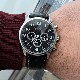 Часи чоловічі Jaragar Elite Black