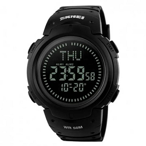 Мужские часы с компасом Skmei 1231 Black