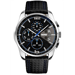 Часы мужские Skmei 9106 Spider blue Black