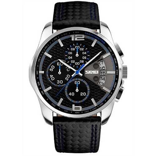 Часы мужские Skmei 9106 Spider blue Black