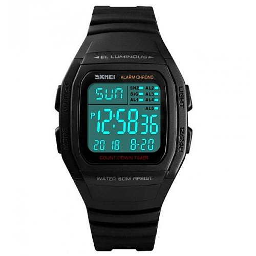 Чоловічі спортивні годинники Skmei 1278 Чорний