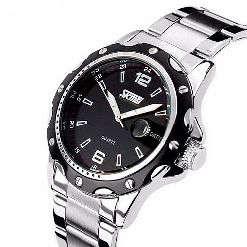 Чоловічі наручні годинники Skmei Robby Steel 0992S Сріблястий