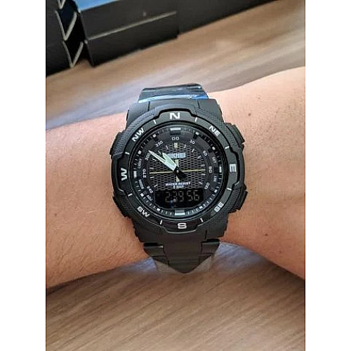 Чоловічі наручні годинники Skmei Marshal Black VIP