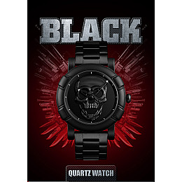 Часы Skmei Skull 9178 Ч