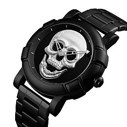 Наручные мужские часы Skmei Skull 9178 Черный (1077593889)