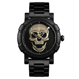 Годинники Skmei Skull 9178 Чорний
