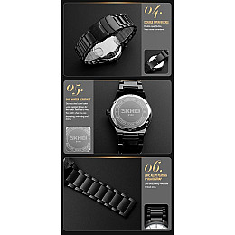 Мужские наручные часы Skmei 9140 Black