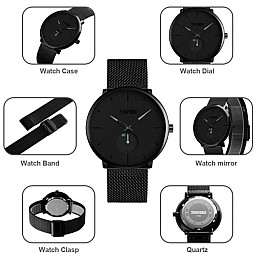 Мужские наручные часы Skmei 9185 Black