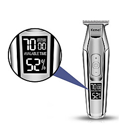 Триммер окантовочный Kemei Km-5027 Серебристый (1147624159)