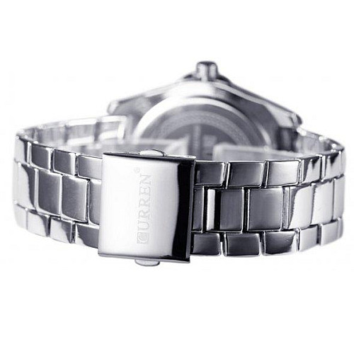 Мужские наручные часы Curren Quartz Серебристый