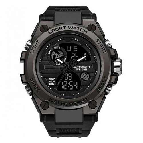 Часы наручные мужские Sanda Tattoo Black