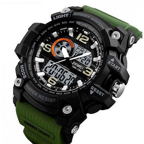 Мужские часы Skmei Disel 1283 Зеленый