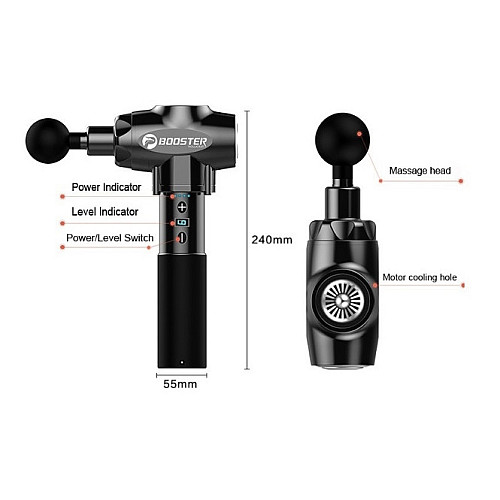 Масажер перкусійний м'язовий Booster Е Чорний (1339256599)