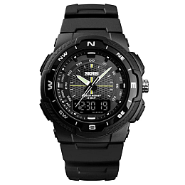 Часы мужские спортивные Skmei 1454 Черный