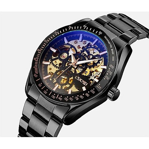Мужские механические часы Skmei 9194 Черный (1359882098)