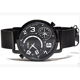 Чоловічі наручні годинники Skmei Moon 9168 Чорний