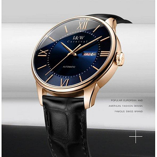 Часы наручные мужские Carnival Atlantis Black