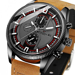 Часы наручные мужские Forsining Tennesy Brown