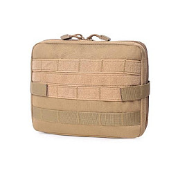 Подсумок общего назначения No Brand Molle 25.5x19.0x5.5 см Бежевый (1532571921)