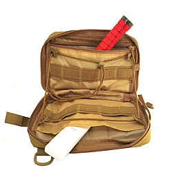 Подсумок общего назначения No Brand Molle 25.5x19.0x5.5 см Бежевый (1532571921)