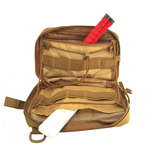 Подсумок общего назначения No Brand Molle 25.5x19.0x5.5 см Бежевый (1532571921)