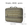 Подсумок общего назначения No Brand Molle 25.5x19.0x5.5 см Оливковый (1532574837)
