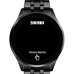 Чоловічі наручні світлодіодні годинники Skmei 1579 light Чорний