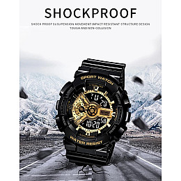 Наручные тактические часы Skmei 1688 Черный