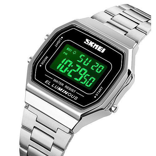 Мужские наручные часы Skmei 1647 Серебристый