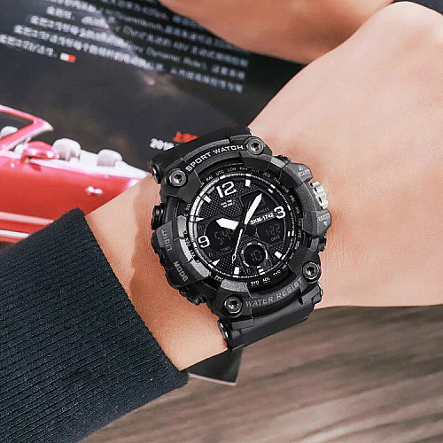 Чоловічі спортивні наручні годинники Skmei 1742 Hamlet Чорний