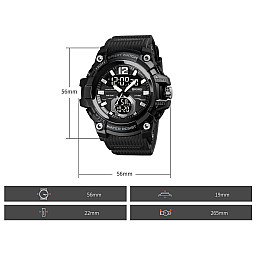 Годинники наручні Skmei 1725 Чорний