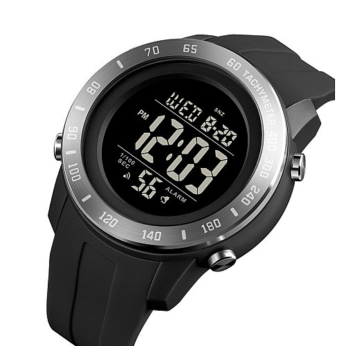 Чоловічі спортивні наручні годинники Skmei 1524 Чорний (1564428116)