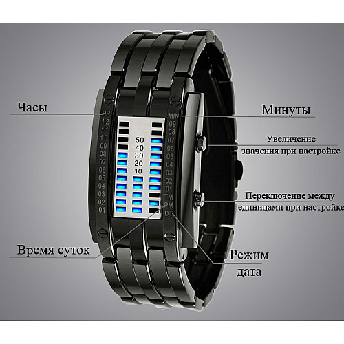 Мужские часы Skmei 0953 Черный