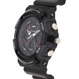 Чоловічі спортивні годинники Skmei 0966 Чорний (1566645404)