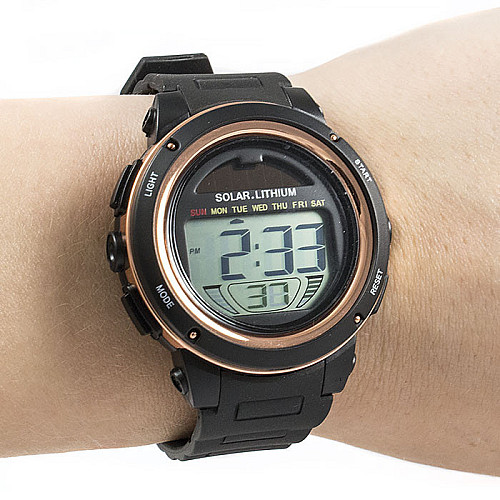 Чоловічі спортивні годинники Skmei 1096 з сонячною батареєю