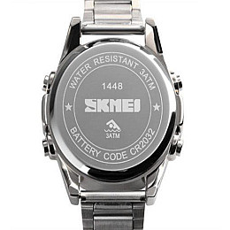 Наручные мужские часы Skmei 1448 Indigo Серебристый