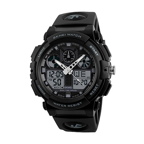 Чоловічі водонепроникні годинники Skmei 1270 Чорний