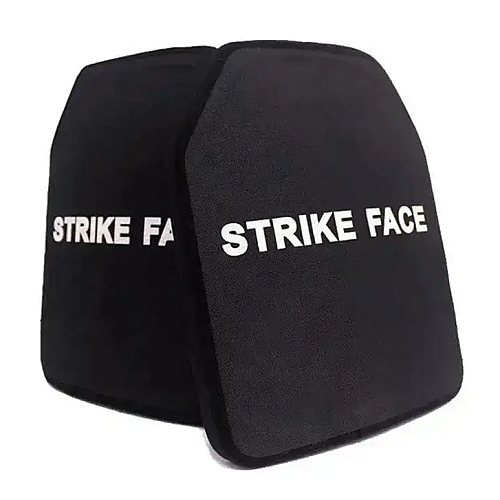 Бронеплити для плитоноски No Brand Strike face 6 клас NIJ IV 2.8 кг 2 шт Чорний (1631050184)