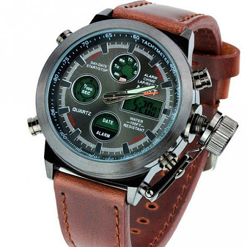 Мужські годинники AMST Mountain Коричневий