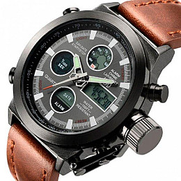 Мужські годинники AMST Mountain Коричневий