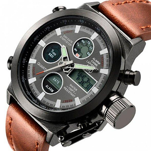 Мужські годинники AMST Mountain Коричневий