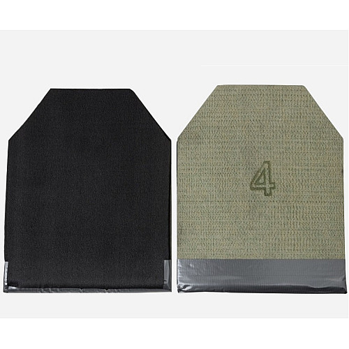 Бронеплити для плитоноски No Brand 4 клас Armox 600Т 25х30 см 3.5 кг 2 шт Чорно-бежевий (1641878081)