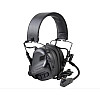 Тактические активные наушники EARMOR М32 FG Черный (1650221568)