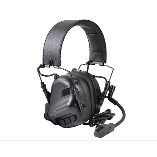 Тактические активные наушники EARMOR М32 FG Черный (1650221568)