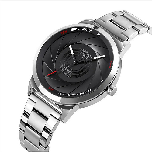 Классические мужские часы Skmei 9210 Серебристый