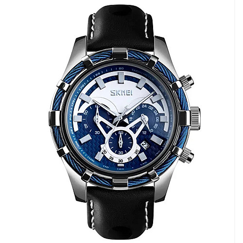 Мужские часы Skmei 9189 Серебристый