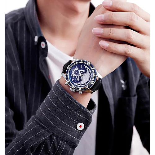 Мужские часы Skmei 9189 Серебристый