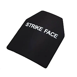 Бронеплити No Brand Strike face 6 клас NIJ IV 2.7 кг 25x30 см 2 шт Чорний (1675261406)