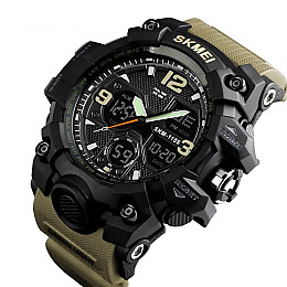 Мужские часы Skmei Hamlet 1155 Хаки
